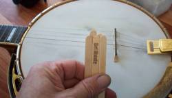making a dummy banjo bridge